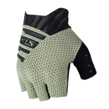 KELLYS Kerékpáros kesztyű Kellys Cutout Short 022 L Zsályazöld kerékpáros kesztyű