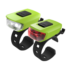 KELLYS Lámpa szett KLS VEGA USB Lime Zöld kerékpár lámpa