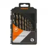 Kendo Csigafúró készlet 1-10mm HSS-E Co5 10r. kobaltos KENDO