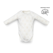 Kenguru Gold Hosszú ujjú pamut body Ecrü Állat mintás - 56/62 kombidressz, body