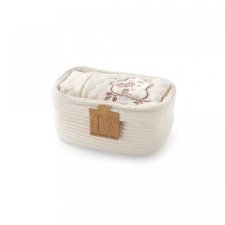 Kenguru Kosár + Microfiber bélelt hálózsák és pamut rugi - Bagoly (62) hálózsák, pizsama
