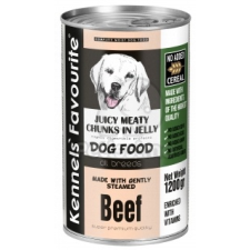 Kennels Favorite Kennels' Favourite with Beef / Marha 24 x 1200 g kutyaeledel