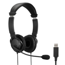 Kensington Fejhallgató KENSINGTON mikrononos USB-A csatlakozóval fülhallgató, fejhallgató
