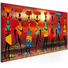  Kép - African Women Dancing 150x50 grafika, keretezett kép