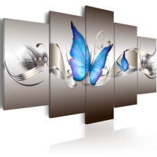 Kép - Blue butterflies 200x100 grafika, keretezett kép