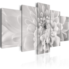 Kép - Dahlia flower in grey shades 100x50 grafika, keretezett kép