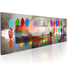 Kép - Formák és színek 120x40 grafika, keretezett kép