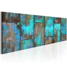 Kép - Metal Mosaic: Blue 150x50 grafika, keretezett kép