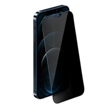 Képernyővédő üvegfólia 360°-os betekintés védelemmel (iPhone 12 Pro) mobiltelefon kellék