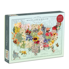 Képes puzzle USA-virágok 1000 darabos puzzle, kirakós