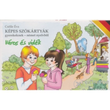  Képes szókártyák gyerekeknek német nyelvből - Város és vidék idegen nyelvű könyv