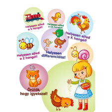 KÉPES VAGY RÁ! - Logopédiai Motivációs Matricák egyéb bébijáték