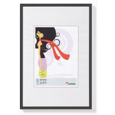 . Képkeret, műanyag, 10x15 cm, &quot;New Lifestyle&quot;, fekete fényképkeret