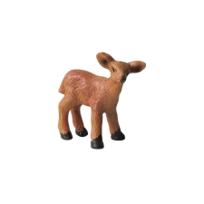  Kerámia barna őzike játékfigura
