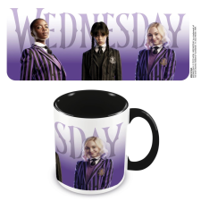 Kerámia bögre Wednesday (Nevermore diák) babaétkészlet