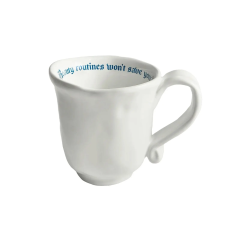  Kerámia csésze, Incartato Ceramics, Beauty, 350 ml, fehér bögrék, csészék