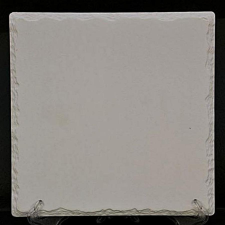  Kerámia edényalátét, fehér, az alja parafa. Mérete: 20x20 cm dekorációs kellék