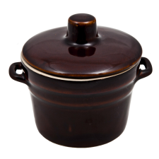  Kerámia lábas tetővel 0,5L edény