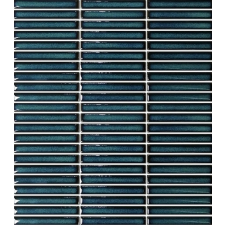  Kerámia mozaik Premium Mosaic Kit Kat aqua blue 28x31 cm fényes MOSKK3AQBLL csempe