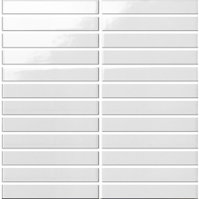 Kerámia mozaik Premium Mosaic Kit Kat white 30x30 cm fényes MOSKK2WHL csempe