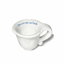 Kerámia pohár, Incartato Ceramics, Meleged, 80 ml, fehér bögrék, csészék