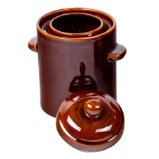  Kerámia savanyító/fermentáló fazék dobozban 2,5L edény