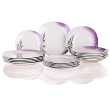 Kerámia tányér szett LAVENDER, 18 DB 60L0118D edény