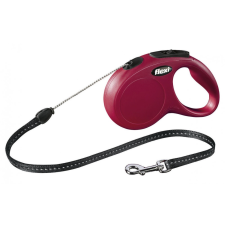 Kerbl Classic Flexi póráz, M 8 m, max 20 kg, piros nyakörv, póráz, hám kutyáknak