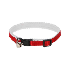 Kerbl Macskanyakörv, fényvisszaverő, piros, 10 mm nyakörv, póráz, hám macskáknak