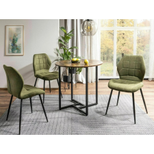  Kerek étkezőasztal ALTO II 80 cm, rusztikus barna dekoráció bútor