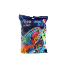  Kerek lufik 100 darabos készlet pumpával party kellék