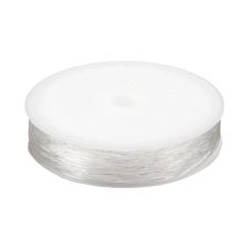 Kerek, rugalmas nejlonszál, átmérő 0,8 mm, 18 m, Átlátszó kreatív és készségfejlesztő