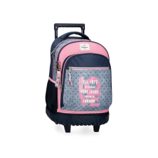 Kerekes iskolai hátizsák Pepe Jeans Noni Denim, 30L, 6822921 iskolatáska