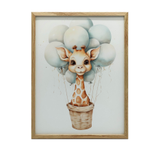 KERET FAL PLAKÁT ÁLMOK SZÍNEI A FELHŐK FELÜL 30x40 CM SÖTÉTBARNA grafika, keretezett kép