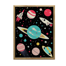 KERET FAL PLAKÁT TÉR UTAZÁS FEKETE KERET 70x100 CM grafika, keretezett kép