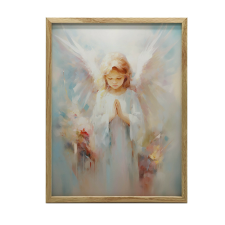 KERET FALI PLAKÁT ANGYAL KIS ANGYAL IMA 50x70 CM grafika, keretezett kép