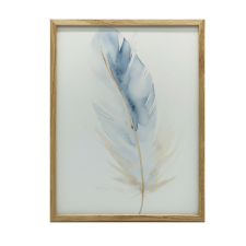  KERET FALI PLAKÁT ARANY KÉK ÉS ARANY TOLL 50x70 CM grafika, keretezett kép