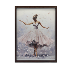 KERET FALI PLAKÁT BALLET DREAM FEKETE KERET 40x50 CM grafika, keretezett kép