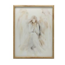  KERET FALI PLAKÁT BÉKE ANGYALA SÖTÉTBANA 50x70 CM grafika, keretezett kép