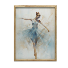  KERET FALI PLAKÁT ÉTERikus BALLERINA TÁNC 70X100 CM grafika, keretezett kép