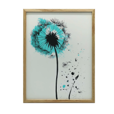  KERET FALI PLAKÁT FINOM danDELAND 50X70 CM ARANY grafika, keretezett kép