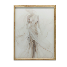 KERET FALI PLAKÁT FINOM NŐI FORMÁBAN 40x50 CM grafika, keretezett kép