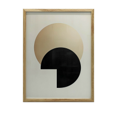 KERET FALI PLAKÁT GOLDEN HARMONY BLACK SPACE 30x40 grafika, keretezett kép