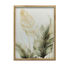 KERET FALI PLAKÁT GREEN OASIS GOLD KERET 50x70 CM grafika, keretezett kép