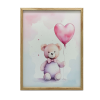  KERET FALI PLAKÁT MEDVE SZÍV LEFÜGGŐVEL 50x70 CM