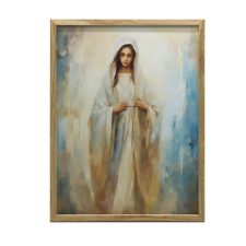 KERET FALI PLAKÁT SACRED BEAUTY MARY 50x70 CM grafika, keretezett kép