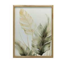 KERET FALI PLAKÁT ZÖLD FA OÁZIS SÖTÉTBANA 50x70 grafika, keretezett kép