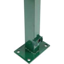  Kerítésoszlop hegesztett oszloptalppal  109 cm  zöld kerti bútor