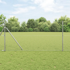  Kerítoszlopok 12 pcs Ezüst 160 cm Horganyzott acél építőanyag