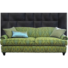 Kerma Design Fekete színű modern textil falvédő-15 (200x75 cm) Kerma falpenelekből tapéta, díszléc és más dekoráció